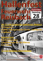 Logo Hallenfest der Feuerwehr Reisbach