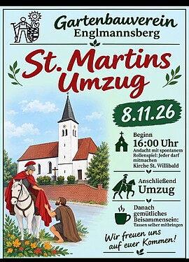 Banner Martinsfeier mit Laternenumzug 