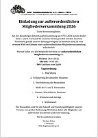 Logo Außerordentliche Mitgliederversammlung