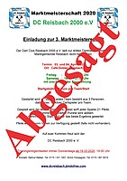 Logo Marktmeisterschaft des DC Reisbach 2000 e.V. ABGESAGT ! 