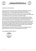 Logo ABGESAGT! 18. Reisbacher Volksfestlauf / 9. Vilstaler Halbmarathon 