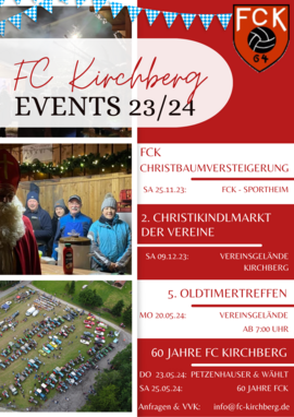 Banner 60 Jahre FC Kirchberg | Samstag