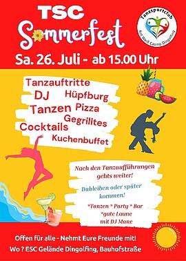 Banner Sommerfest