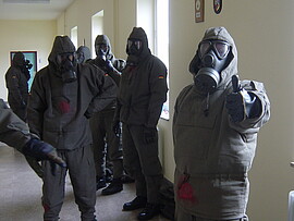 Banner Stationsausbildung mit ABC-Ausbildung (BSA-Stufen), AGSHP-Simulator-Schießen, u.a.