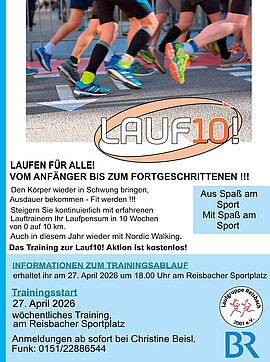 Banner Lauftreff / Lauf10! Montag