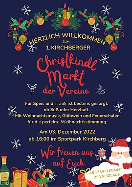 Banner Christkindlmarkt der Vereine